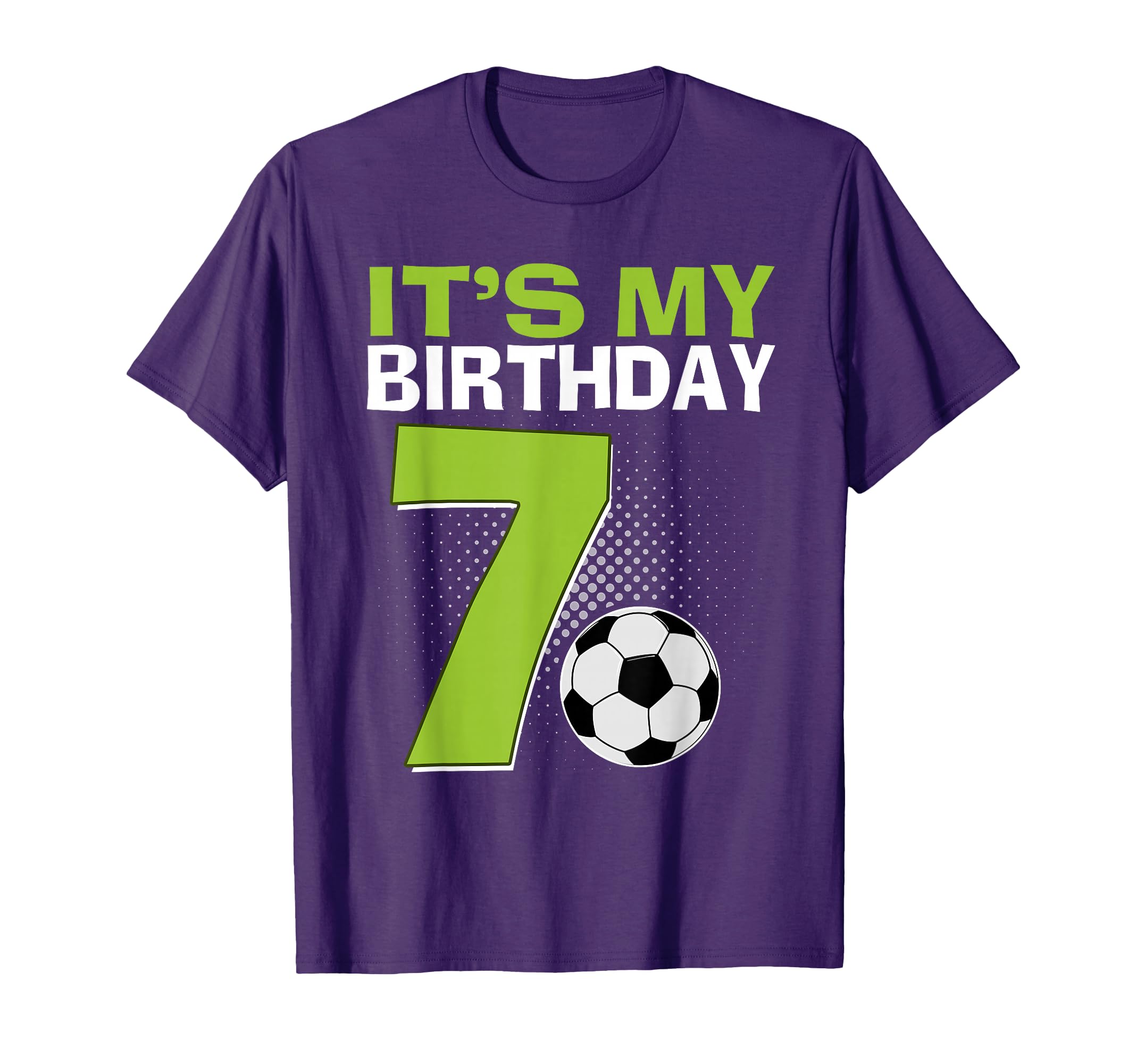 Its My 7Th Birthday Soccer Football 7 T-Shirt - Trendy Graphic Men Women - T-Shirt, Sweatshirt, Hoodie