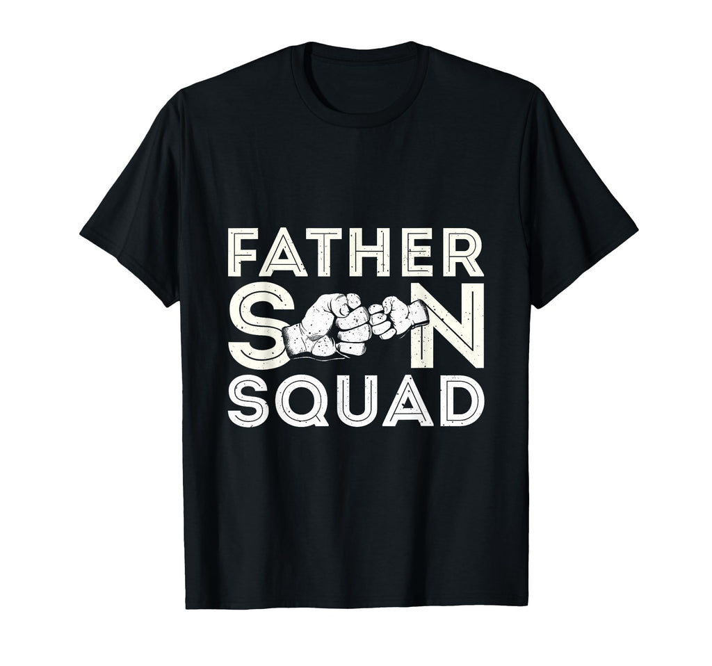 Father Son Squad Fathers Day Matching T-Shirt - Custom Art Print Men Women - T-Shirt, Sweatshirt, Hoodie