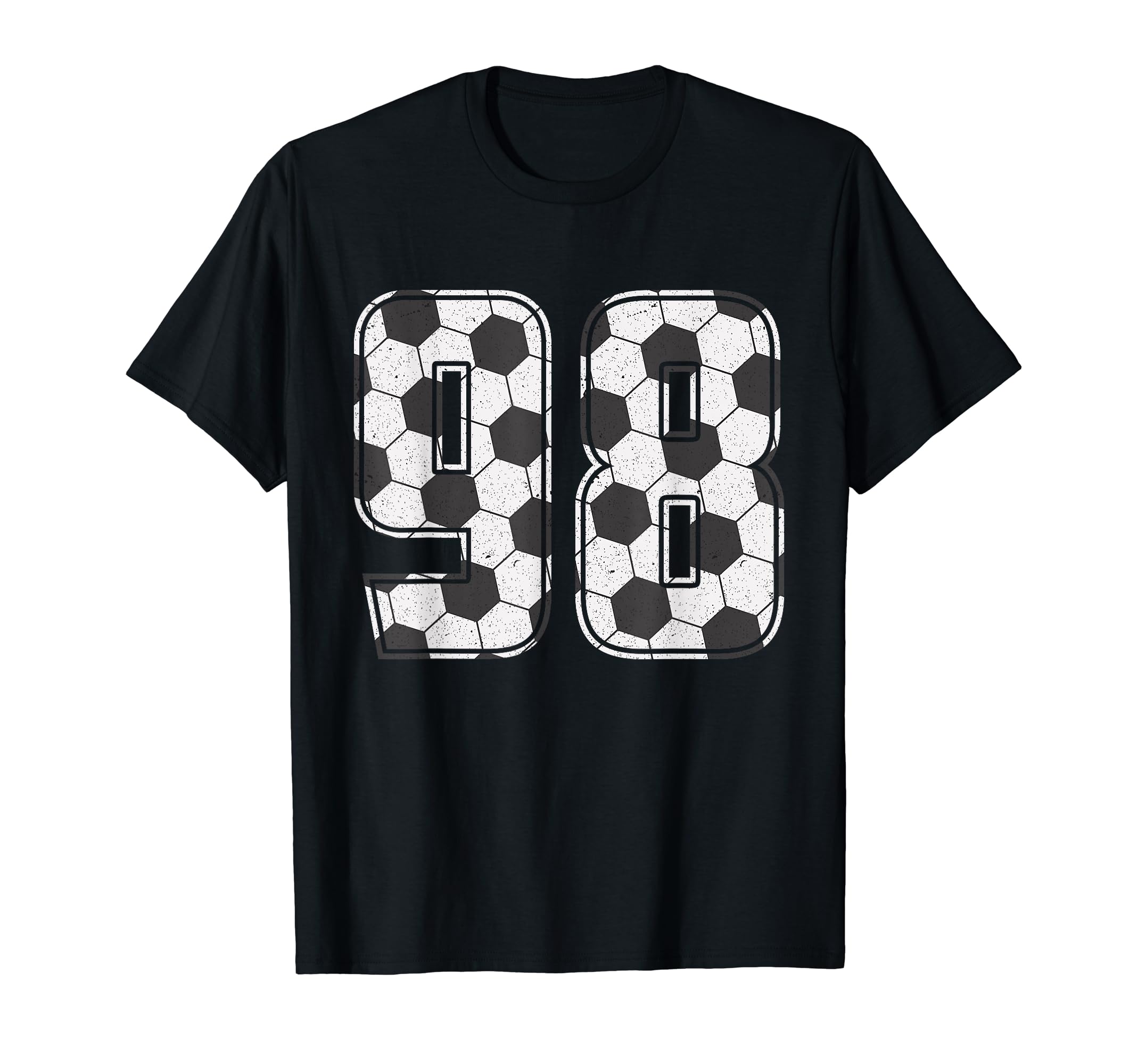 Soccer Player Number 98 Ninety T-Shirt - Aesthetic Graphic for Adults - T-Shirt, Sweatshirt, Hoodie