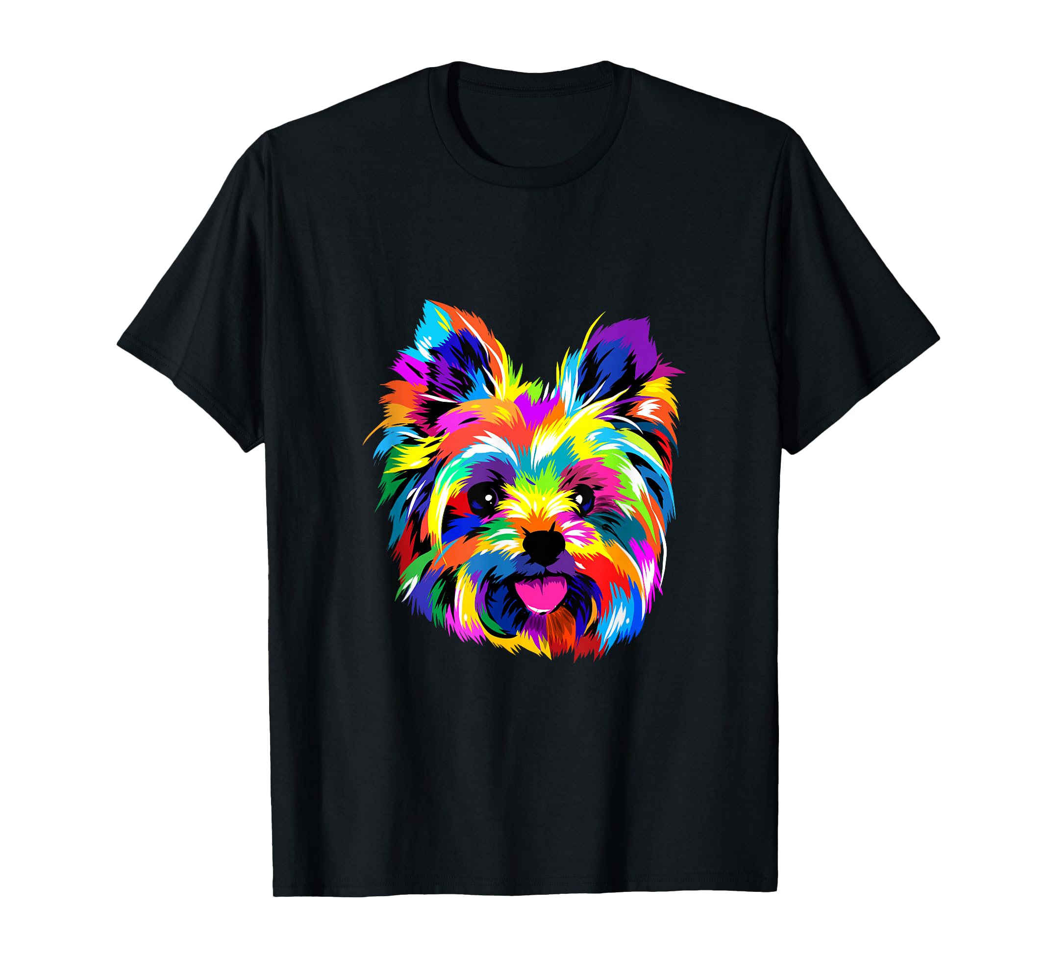 Pop Art Yorkshire Terrier Dog Lover T-Shirt - Aesthetic Graphic for Adults - T-Shirt, Sweatshirt, Hoodie