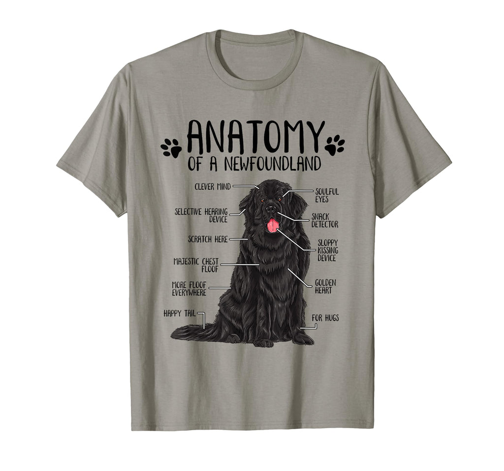 Funny Anatomy Newfoundland Dog Newfie T-Shirt - Streetwear Style Unisex - T-Shirt, Sweatshirt, Hoodie