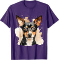 Rat Terrier Lovers Design Pop Art Dog - Adult & Kids T-Shirts, Sweatshirts & Hoodies apparel design preview 1
