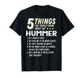Funny 5 Things Grandpa Hummer Crazy T-Shirt - Custom Art Print for Adults - T-Shirt, Sweatshirt, Hoodie