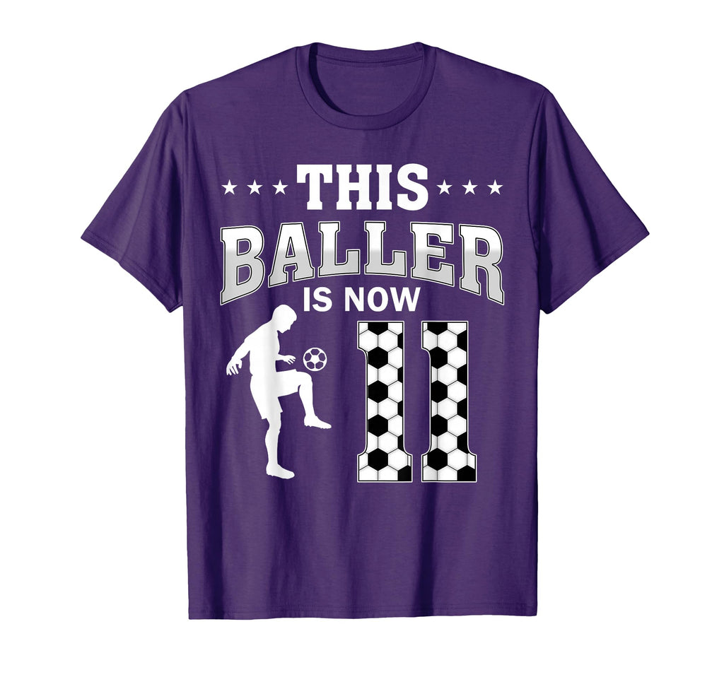 This Baller Is Now 11 Soccer 11Th T-Shirt - Casual Everyday Wear Men Women - T-Shirt, Sweatshirt, Hoodie