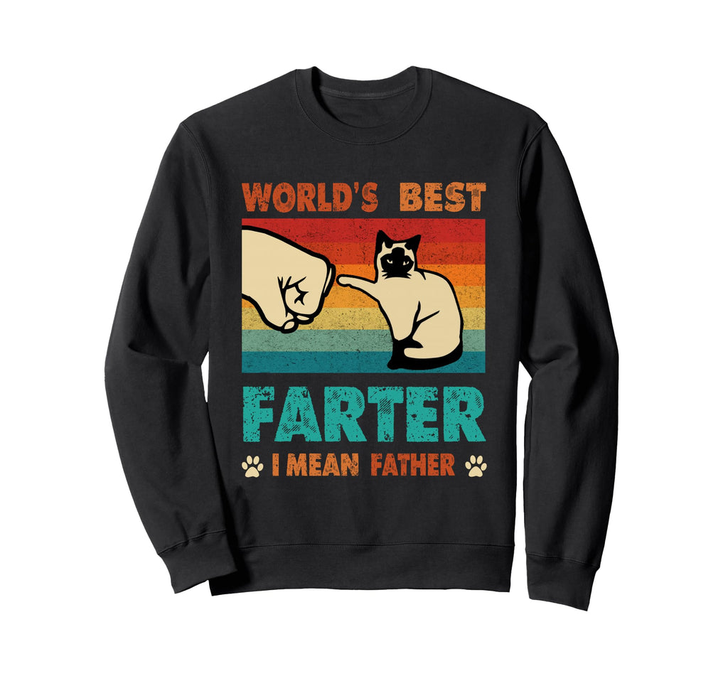 Worlds Best Farter I Mean Father Sweatshirt - Minimalist Print for Adults - T-Shirt, Sweatshirt, Hoodie