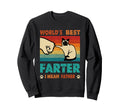 Worlds Best Farter I Mean Father Sweatshirt - Minimalist Print for Adults - T-Shirt, Sweatshirt, Hoodie