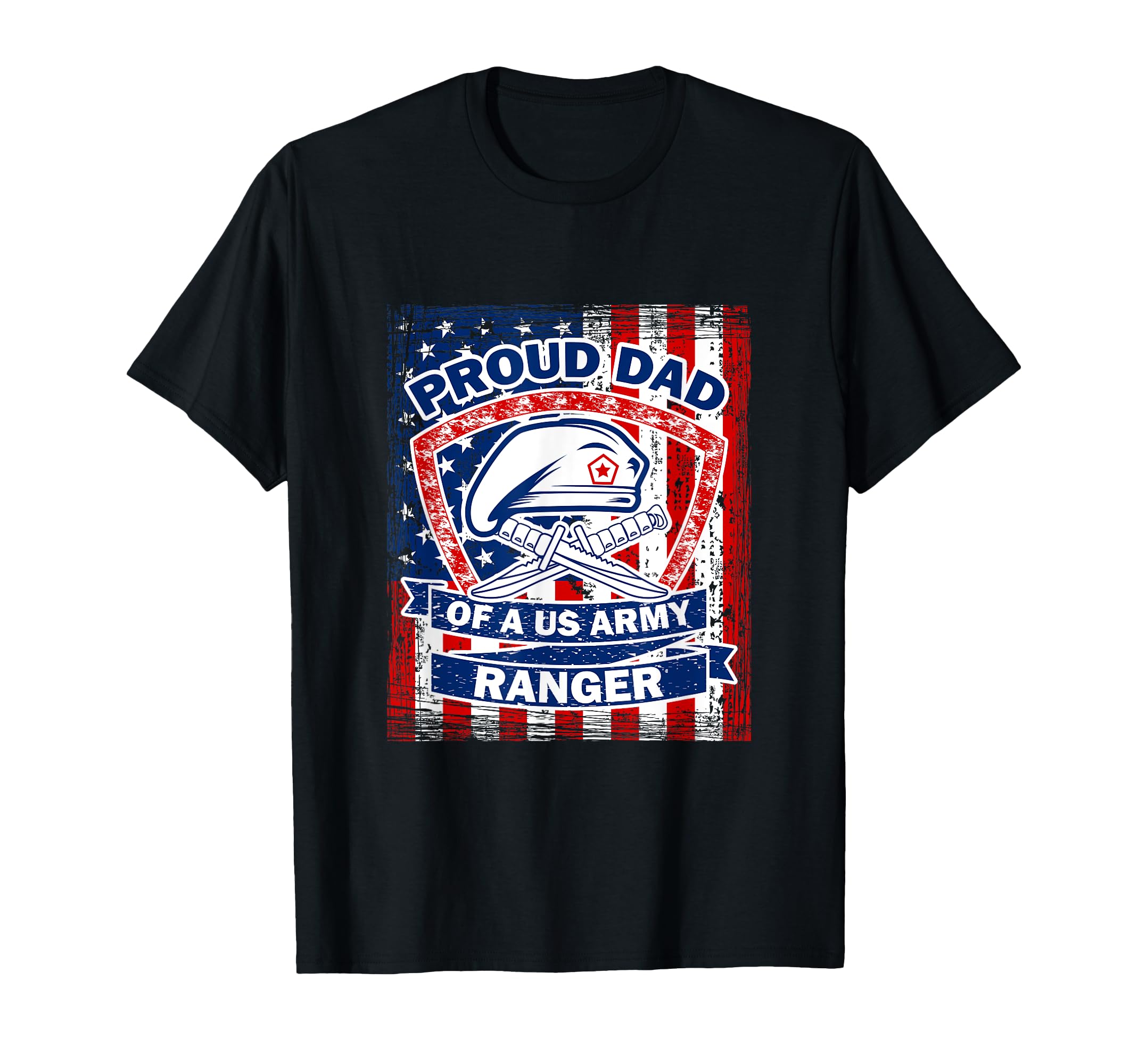 Proud Dad Us Army Ranger T-Shirt - Streetwear Style Men Women - T-Shirt, Sweatshirt, Hoodie