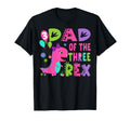 Dad Three Rex Dinosaur T Rex 3Rd Birthday T-Shirt - Custom Art Print Unisex - T-Shirt, Sweatshirt, Hoodie