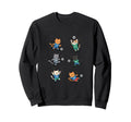 Silly Cat Playing Soccer Player Sweatshirt - Unique Graphic Men Women - T-Shirt, Sweatshirt, Hoodie