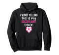 My Soccer Aunt Voice Aunt Soccer Hoodie - Aesthetic Graphic Men Women - T-Shirt, Sweatshirt, Hoodie