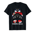 Costa Rica Rican Flag Hairbun T-Shirt - Casual Everyday Wear Unisex - T-Shirt, Sweatshirt, Hoodie