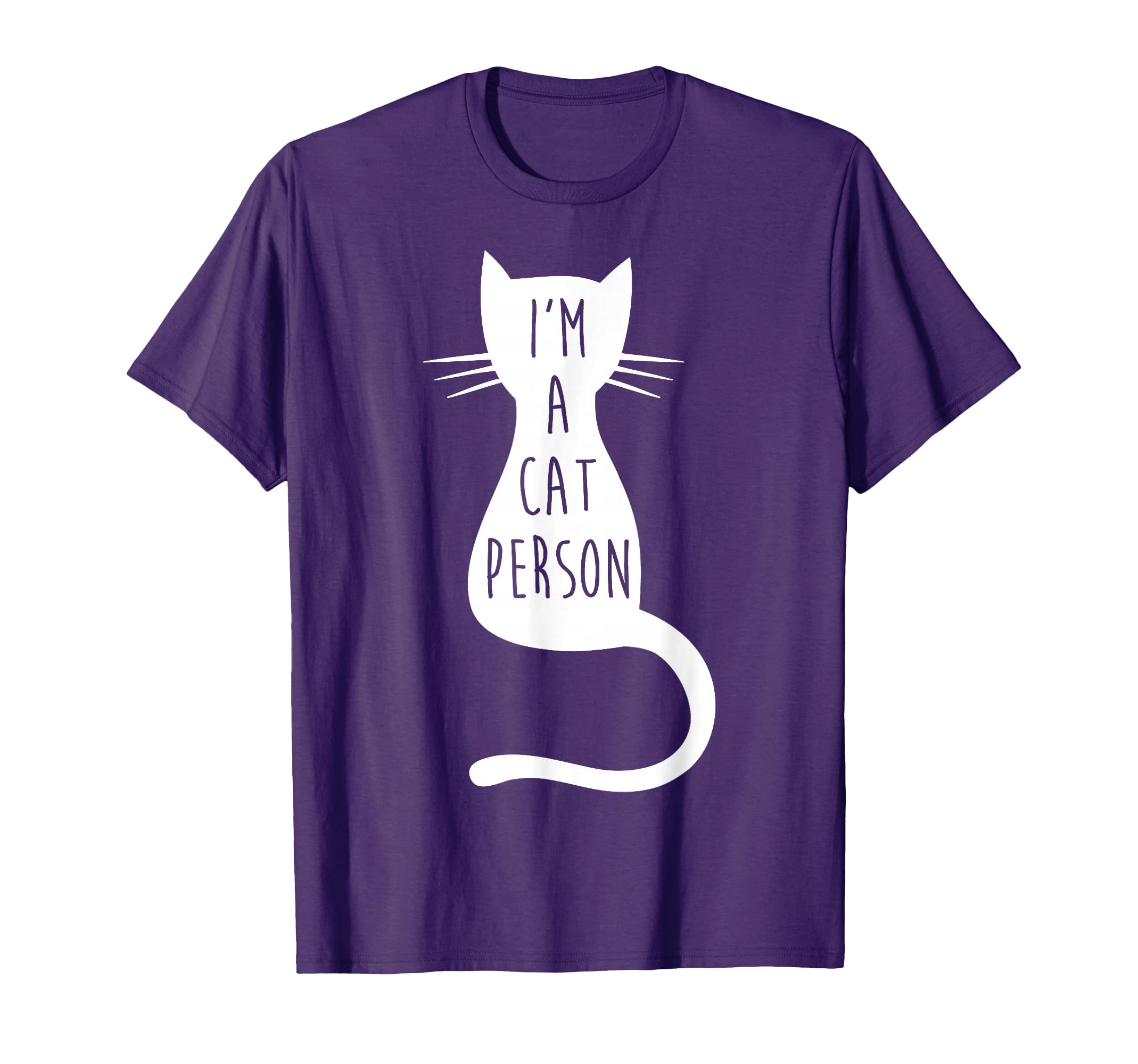 Cat Shirts Funny Cat Im Cat Person T-Shirt - Minimalist Print for Adults - T-Shirt, Sweatshirt, Hoodie