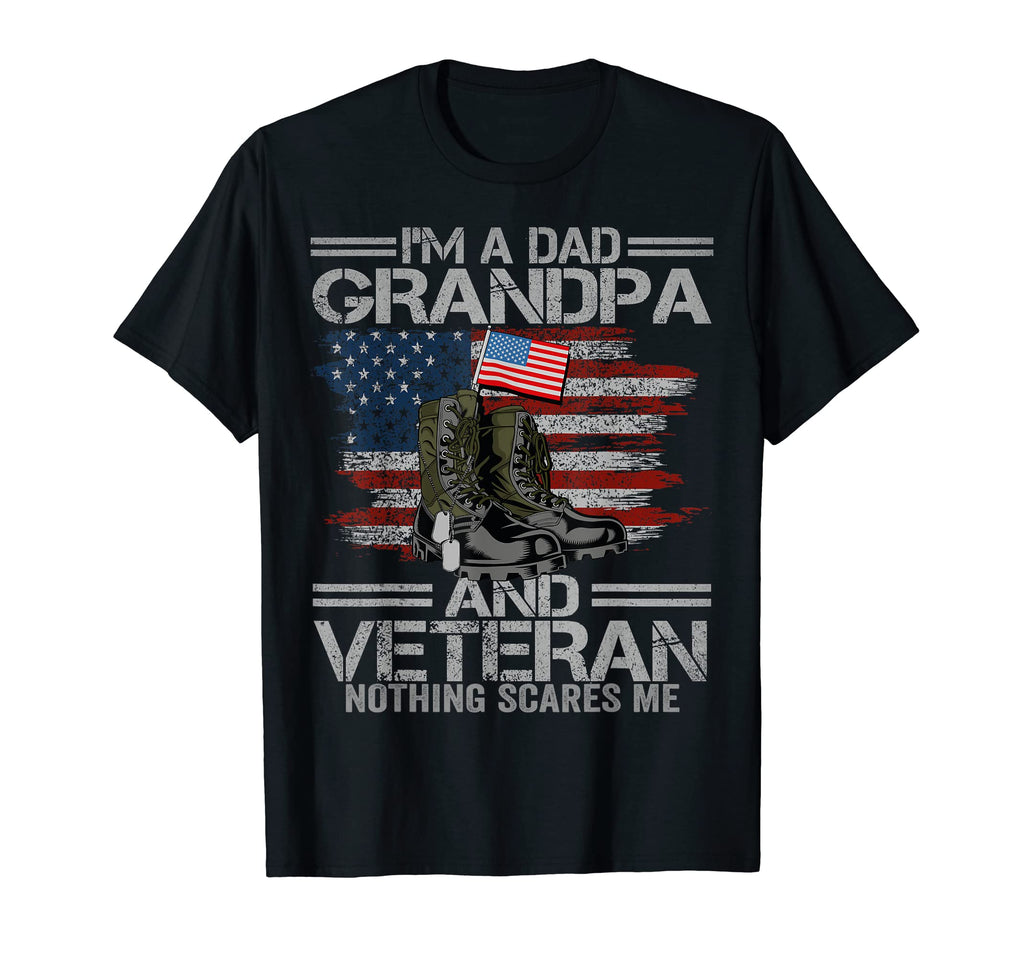 Im Dad Grandpa And Veteran Fathers T-Shirt - Fun Novelty Design for Adults - T-Shirt, Sweatshirt, Hoodie
