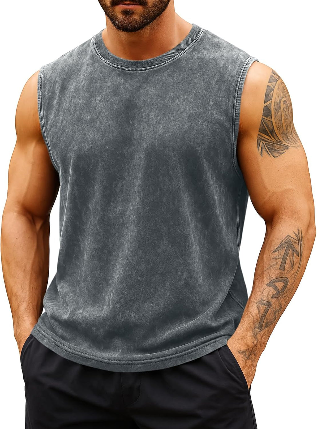 Mens Tank Tops Workout Muscle Gym Athletic Sleeveless - Adult & Kids T-Shirts, Sweatshirts & Hoodies apparel design preview 1