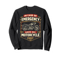 Motorcycle Biker Case Emergency Sweatshirt - Minimalist Print for Adults - T-Shirt, Sweatshirt, Hoodie