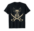 Pirate Boston Terrier Crossbones Dog T-Shirt - Minimalist Print Unisex - T-Shirt, Sweatshirt, Hoodie