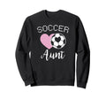 Soccer Aunt Love Heart Auntie Niece Sweatshirt - Unique Graphic for Adults - T-Shirt, Sweatshirt, Hoodie