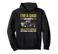 Im Dad Grandpa And Tow Trucker Hoodie - Aesthetic Graphic Men Women - T-Shirt, Sweatshirt, Hoodie