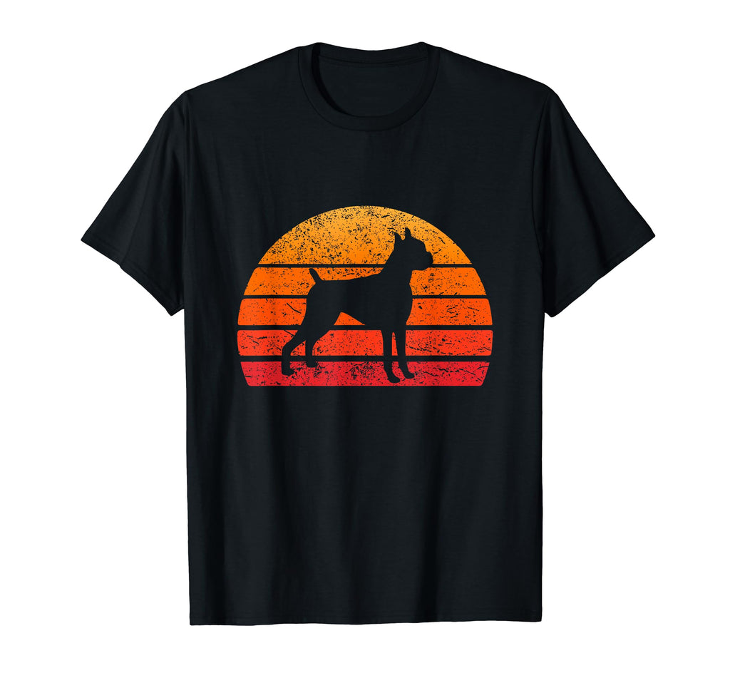 Boxer Dog Outfit Distressed Sun Boxer T-Shirt - Graphic Print Unisex - T-Shirt, Sweatshirt, Hoodie