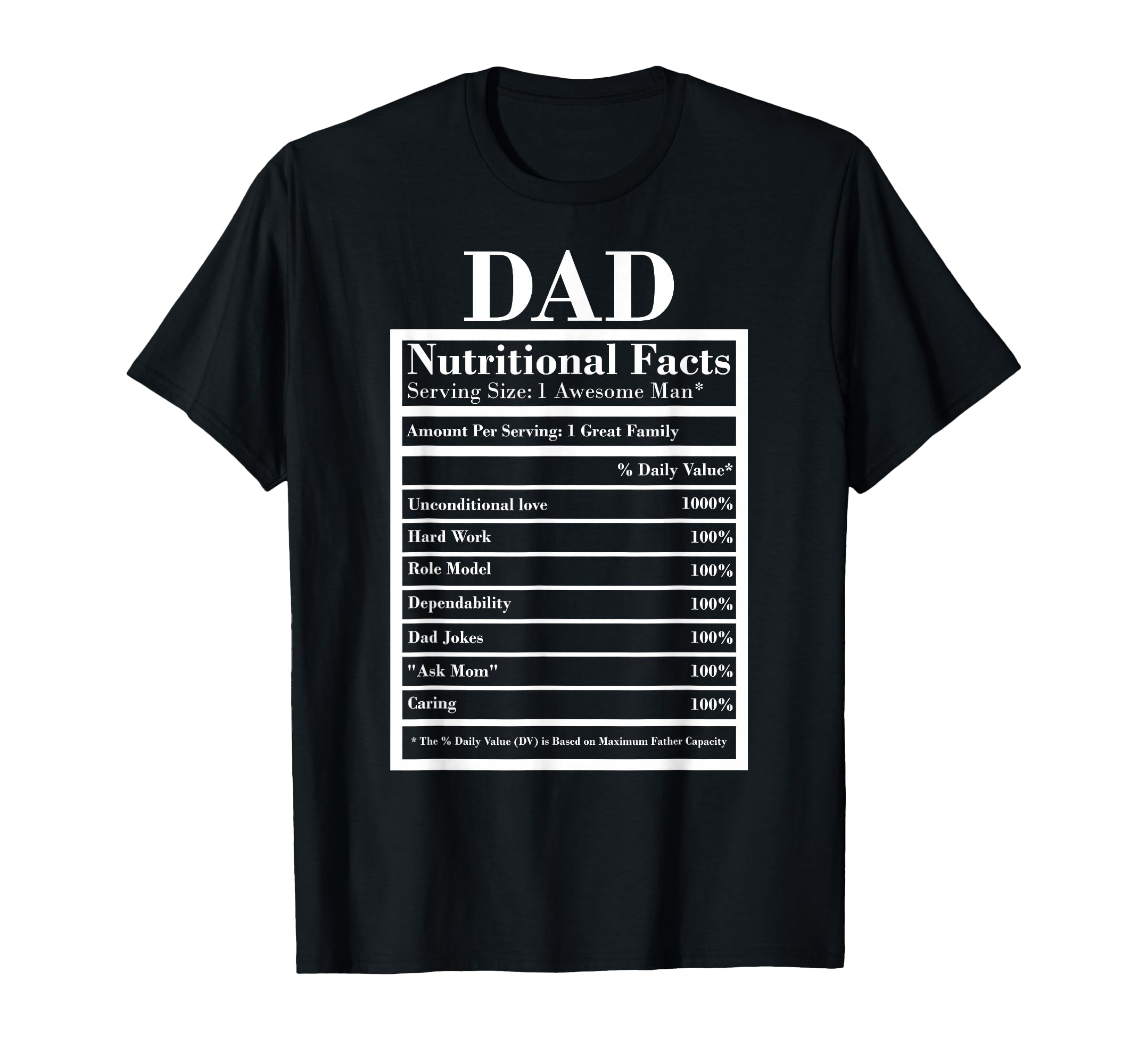 Funny Nutrition Facts Professions Hoodie - Custom Art Print Men Women - T-Shirt, Sweatshirt, Hoodie