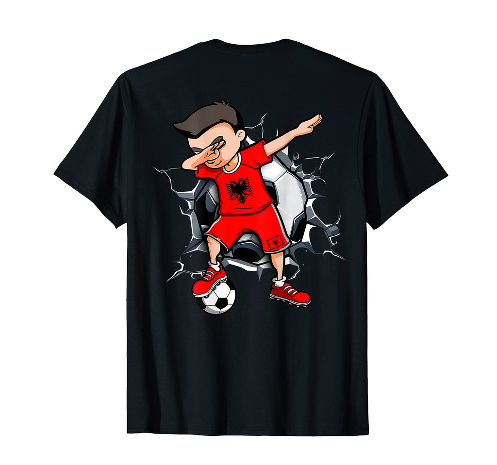 Dabbing Soccer Albania Football Fans T-Shirt - Streetwear Style Unisex - T-Shirt, Sweatshirt, Hoodie