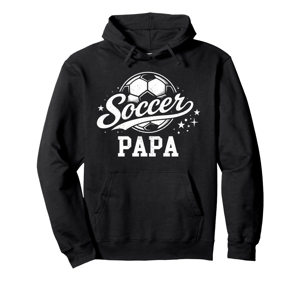 Soccer Papa Family Matching Soccer Hoodie - Trendy Graphic for Adults - T-Shirt, Sweatshirt, Hoodie