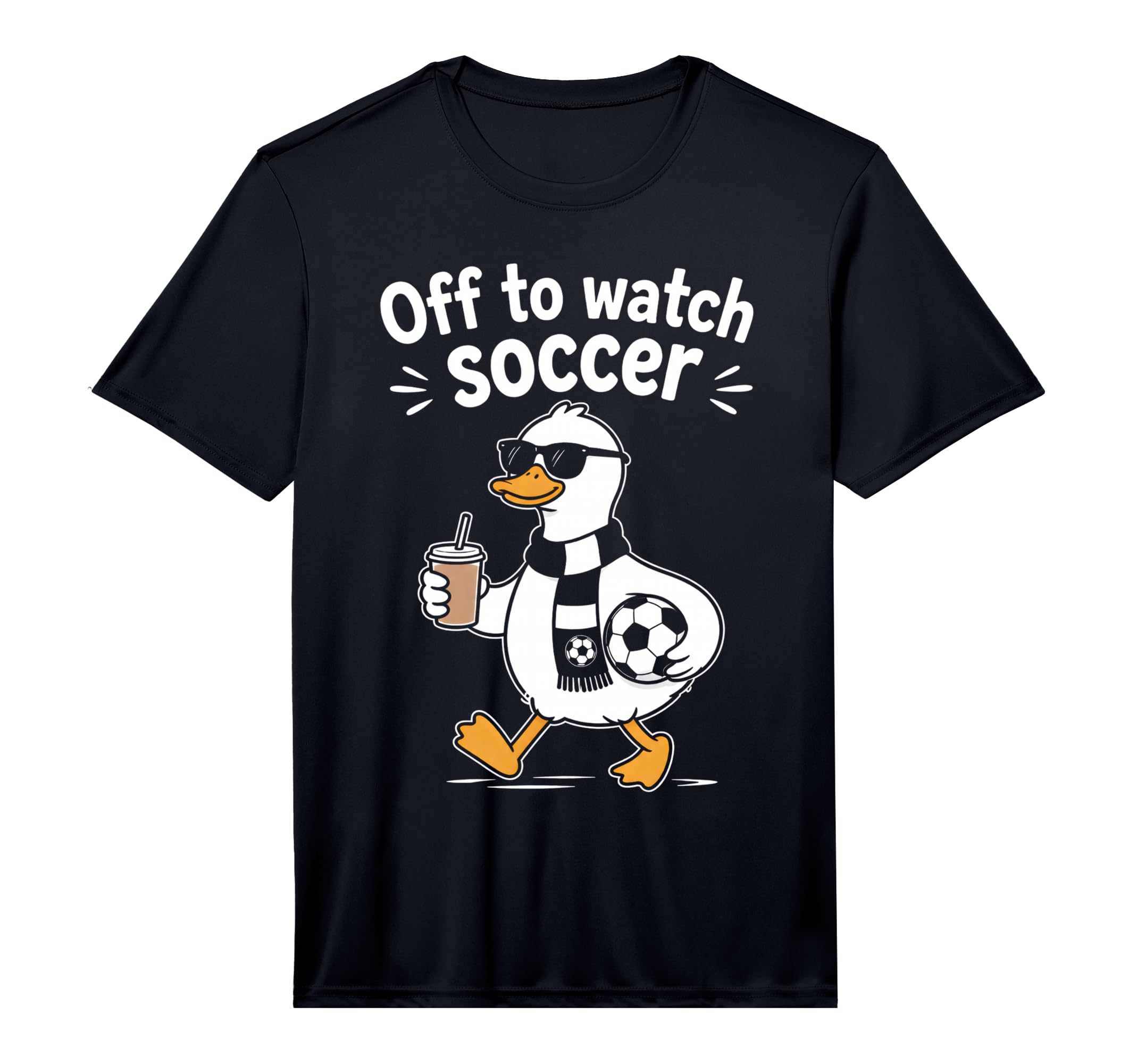 Off To Watch Soccer Mom Goose T-Shirt - Novelty Apparel for Adults - T-Shirt, Sweatshirt, Hoodie