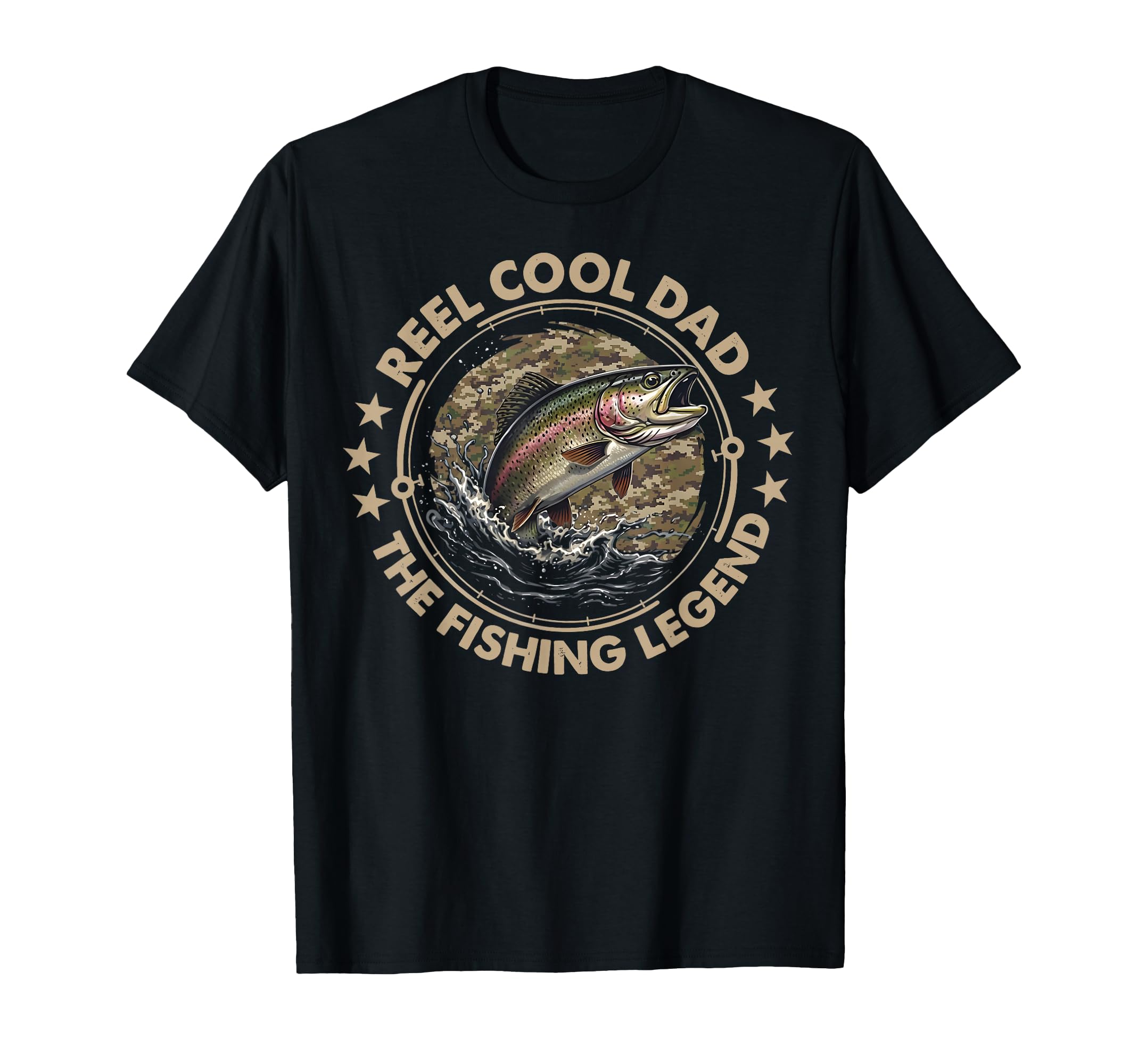 Reel Dad Fishing Legend Fishing Dad T-Shirt - Casual Everyday Wear Unisex - T-Shirt, Sweatshirt, Hoodie