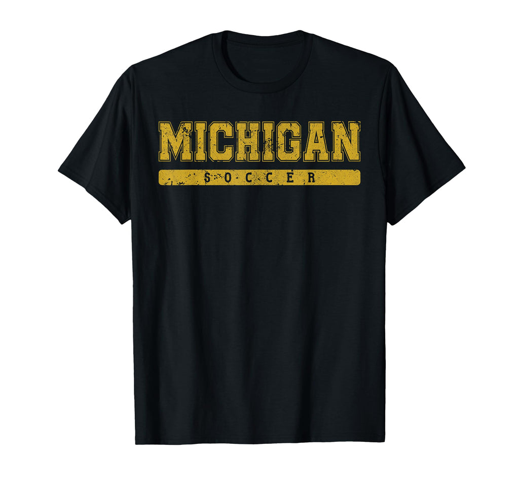 Michigan Soccer Tees Tanks Tops Hoodie - Trendy Graphic Men Women - T-Shirt, Sweatshirt, Hoodie