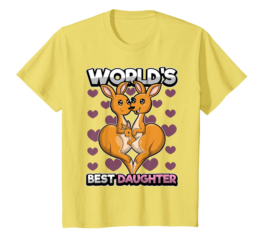 Worlds Best Daughter Kangaroo Mom T-Shirt - Fun Novelty Design for Adults - T-Shirt, Sweatshirt, Hoodie