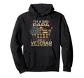 Im Dad Grandpa And Veteran Veterans Fathers Hoodie - Graphic Print Unisex - T-Shirt, Sweatshirt, Hoodie