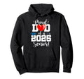 Proud Dad Class 2025 Senior Heart Hoodie - Casual Everyday Wear Men Women - T-Shirt, Sweatshirt, Hoodie