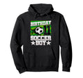Soccer Birthday Party 11Th Birthday Hoodie - Aesthetic Graphic Men Women - T-Shirt, Sweatshirt, Hoodie