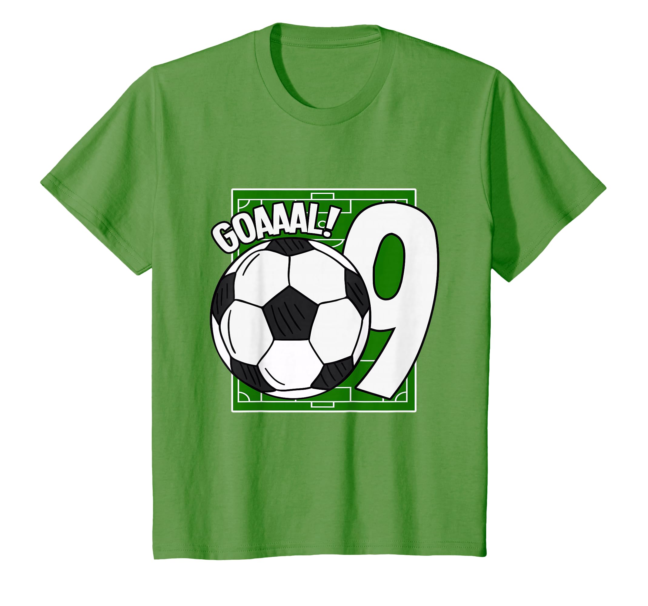Goaaal 9Th Birthday 9 Year Old Soccer T-Shirt - Fun Novelty Design Unisex - T-Shirt, Sweatshirt, Hoodie