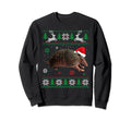 Ugly Armadillo Lover Santa Hat Animals Sweatshirt - Novelty Apparel Unisex - T-Shirt, Sweatshirt, Hoodie