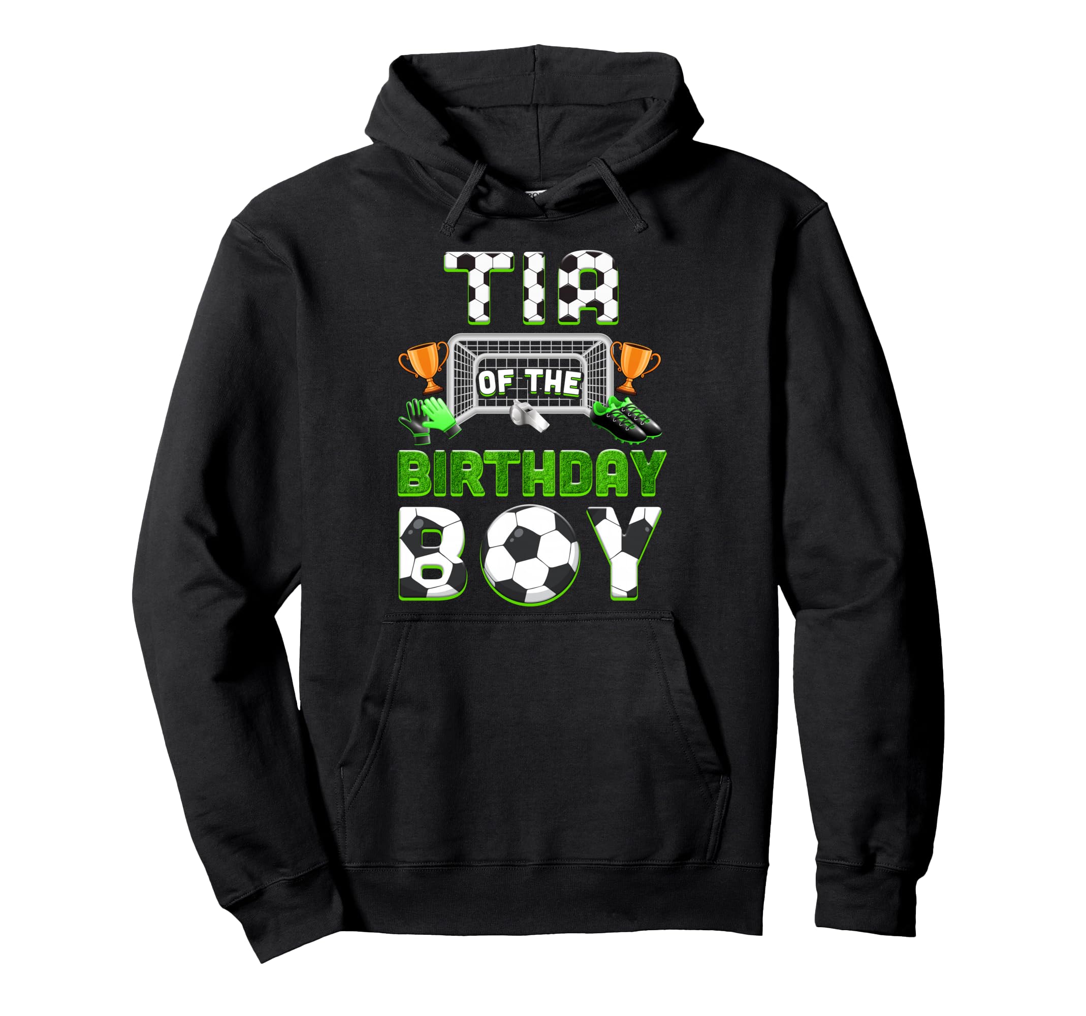 Tia Birthday Soccer Family Matching Hoodie - Fun Novelty Design for Adults - T-Shirt, Sweatshirt, Hoodie
