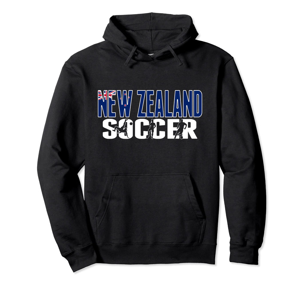 New Zealand Soccer Fans Jersey Proud Hoodie - Aesthetic Graphic Unisex - T-Shirt, Sweatshirt, Hoodie