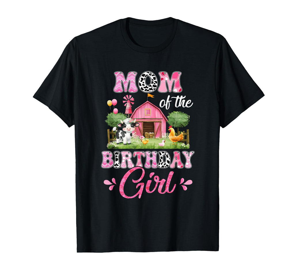 Mom Birthday 1St Birthday Cow Farm T-Shirt - Novelty Apparel Men Women - T-Shirt, Sweatshirt, Hoodie