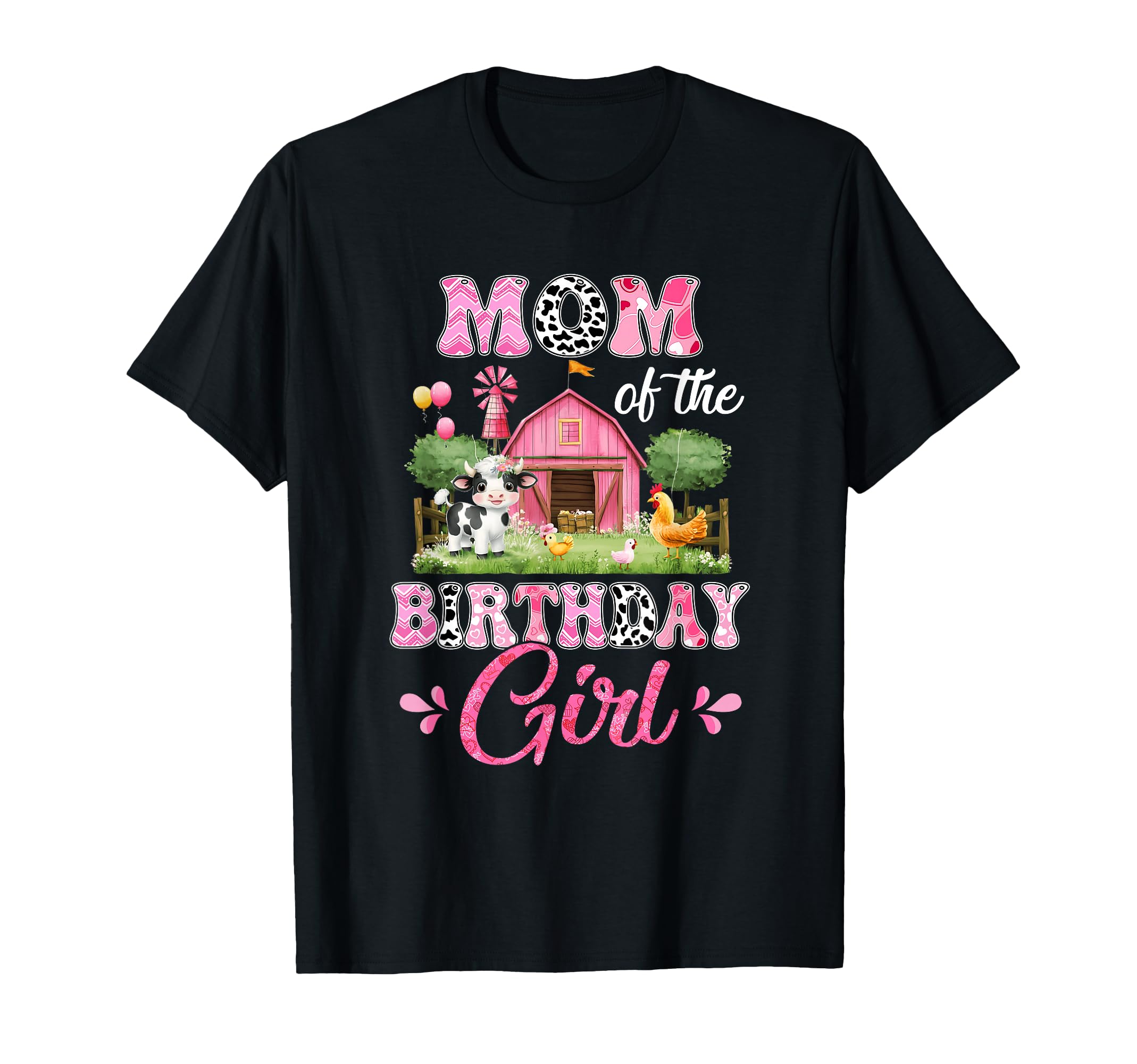 Mom Birthday 1St Birthday Cow Farm T-Shirt - Novelty Apparel Men Women - T-Shirt, Sweatshirt, Hoodie