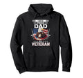 Proud Dad Veteran Nothing Scares Hoodie - Graphic Print for Adults - T-Shirt, Sweatshirt, Hoodie