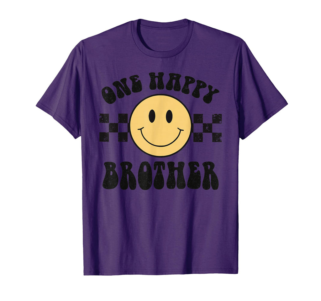 One Happy Dude 1St Birthday One Brother T-Shirt - Custom Art Print Unisex - T-Shirt, Sweatshirt, Hoodie