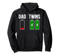 Twin Dad Twins Battery Twin Father Twins Hoodie - Custom Art Print Unisex - T-Shirt, Sweatshirt, Hoodie