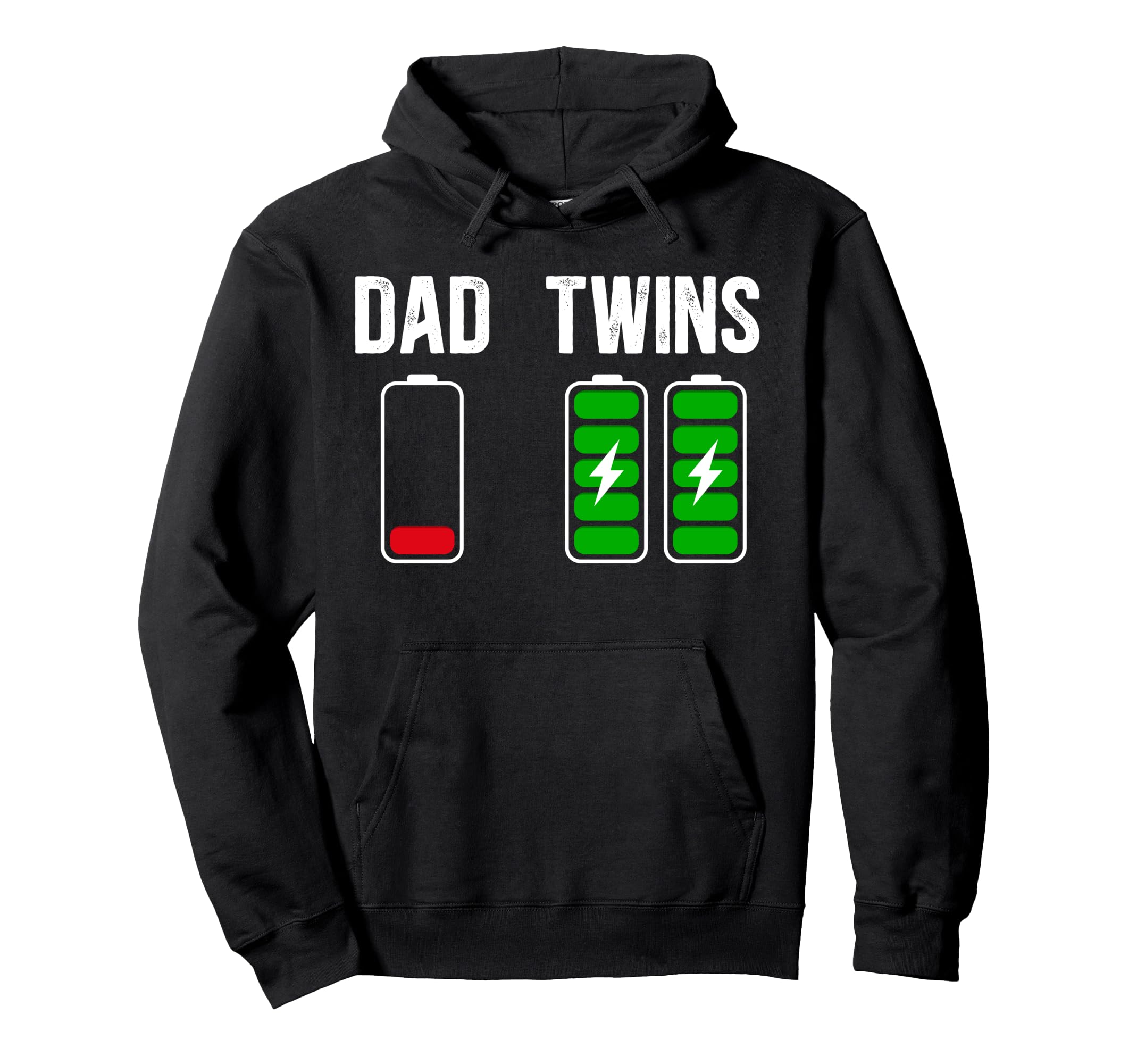 Twin Dad Twins Battery Twin Father Twins Hoodie - Custom Art Print Unisex - T-Shirt, Sweatshirt, Hoodie