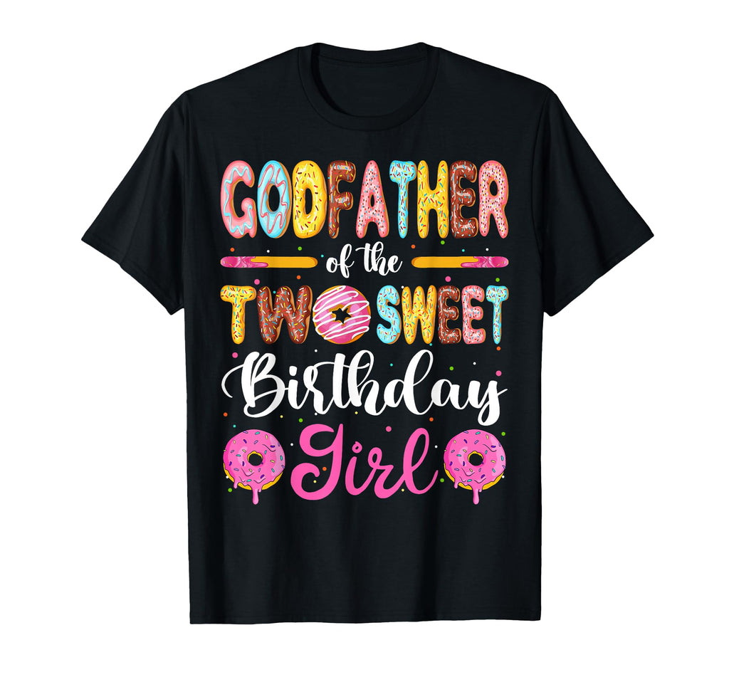 Godfather Two Sweet Birthday Donut T-Shirt - Minimalist Print for Adults - T-Shirt, Sweatshirt, Hoodie