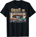 Raised ON Old School Hip HOP Cassette Graffiti Rap - Adult & Kids T-Shirts, Sweatshirts & Hoodies apparel design preview 1