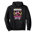 Brother Birthday Soccer Player Hoodie - Minimalist Print Men Women - T-Shirt, Sweatshirt, Hoodie