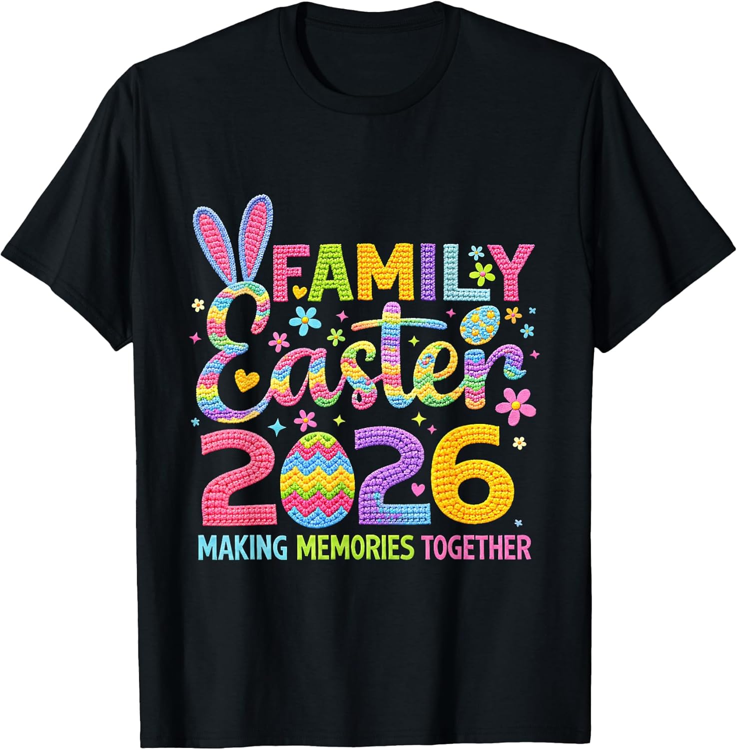 2026 Family Easter Making Memories Bunny - Adult & Kids T-Shirts, Sweatshirts & Hoodies apparel design preview 1
