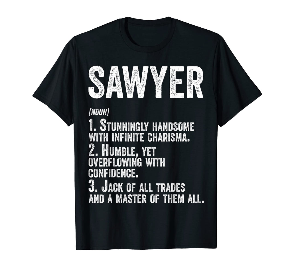 First Name Sawyer Definition T-Shirt - Unique Graphic for Adults - T-Shirt, Sweatshirt, Hoodie