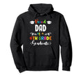 Proud Dad 4Th Grade Graduate Hoodie - Minimalist Print Men Women - T-Shirt, Sweatshirt, Hoodie