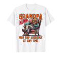 Fathers Day Grandpa Warning May Nap T-Shirt - Trendy Graphic Men Women - T-Shirt, Sweatshirt, Hoodie